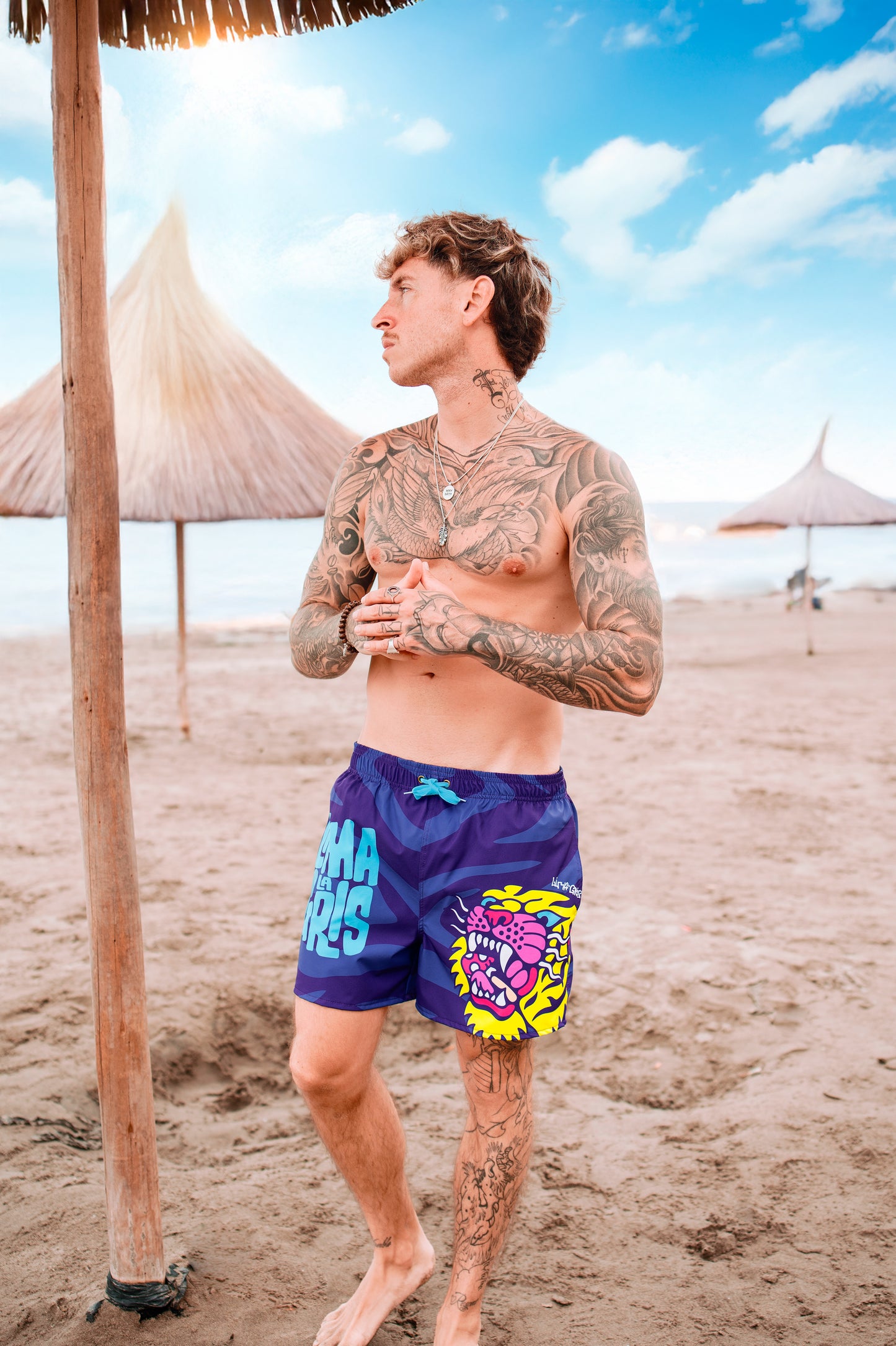 Bañador "Purple Print"