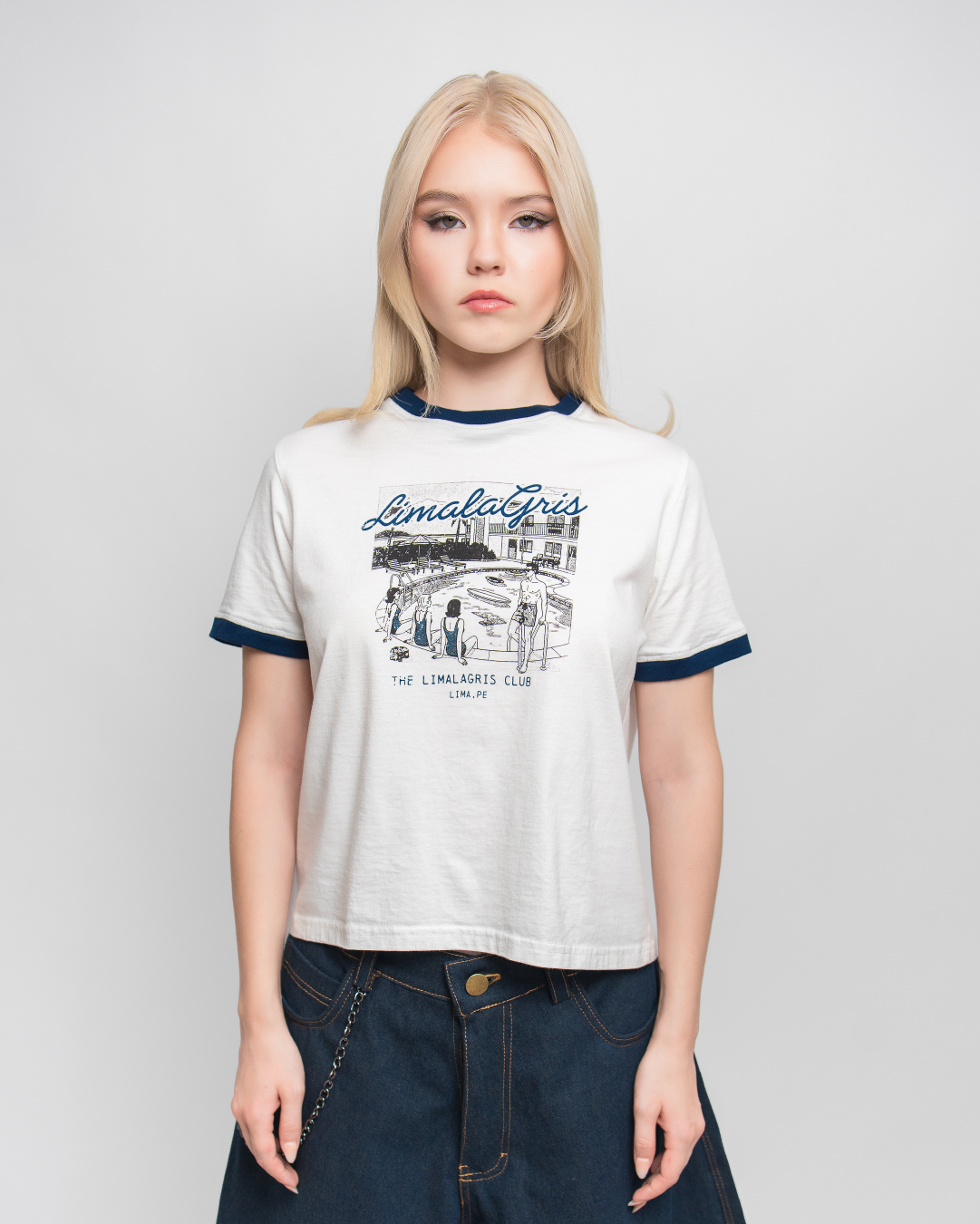 BABY TEE 'POOL' PEARL