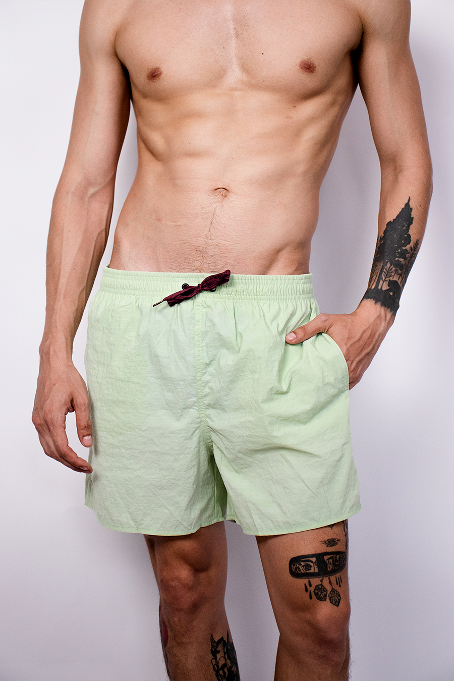 Bañador Verde Agua Clásico