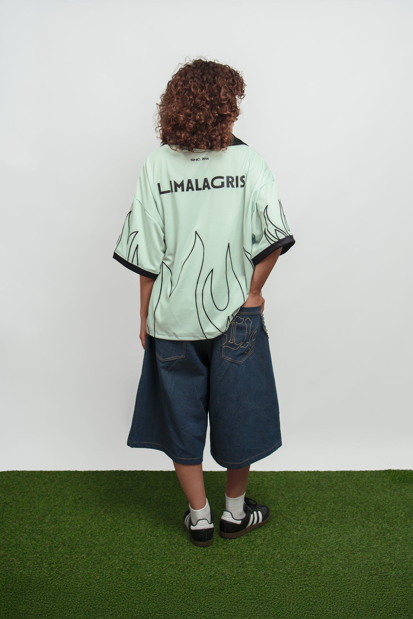 SOCCER T SHIRT FIRE GREEN