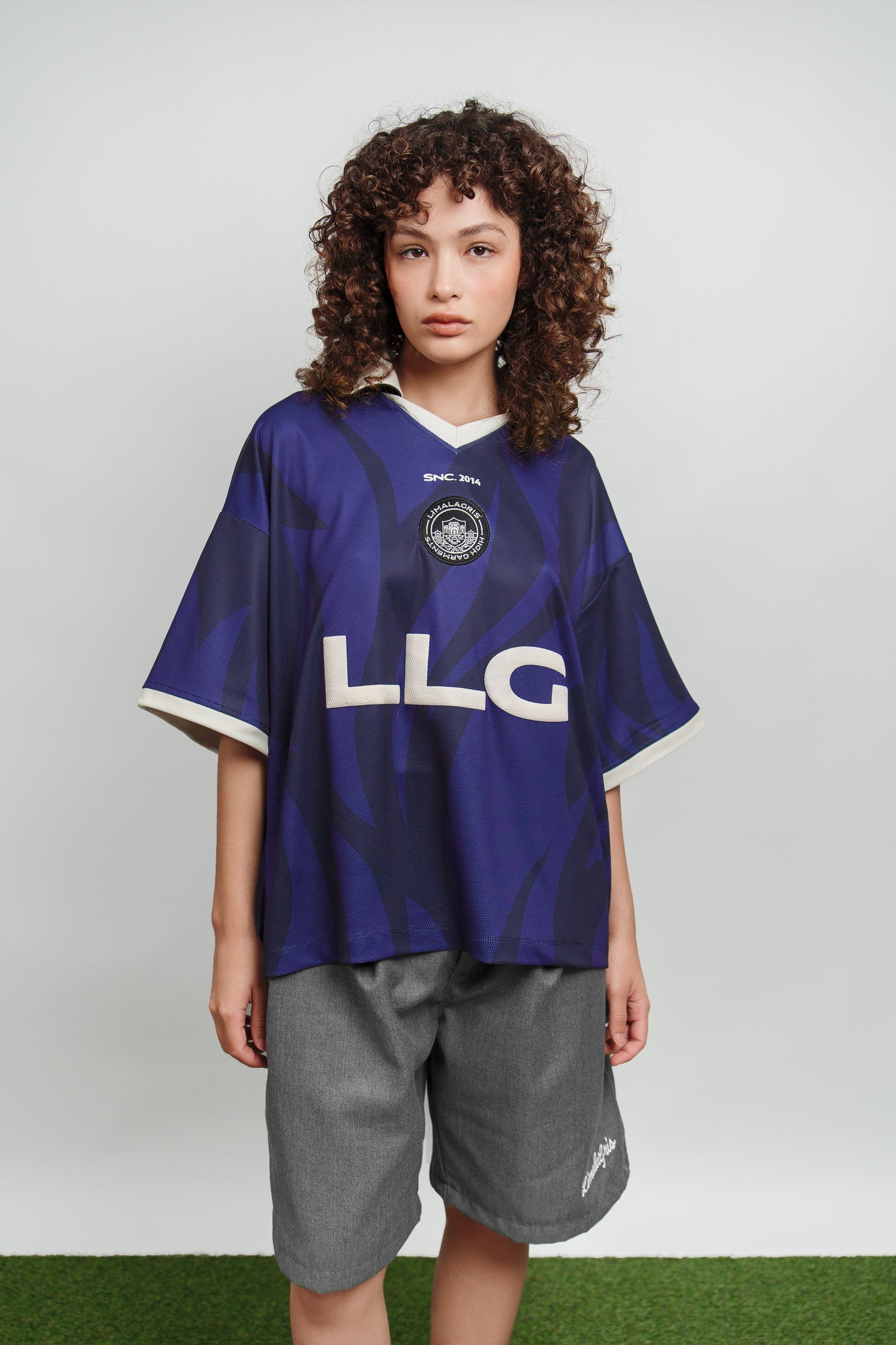 SOCCER T-SHIRT FIRE BLUE