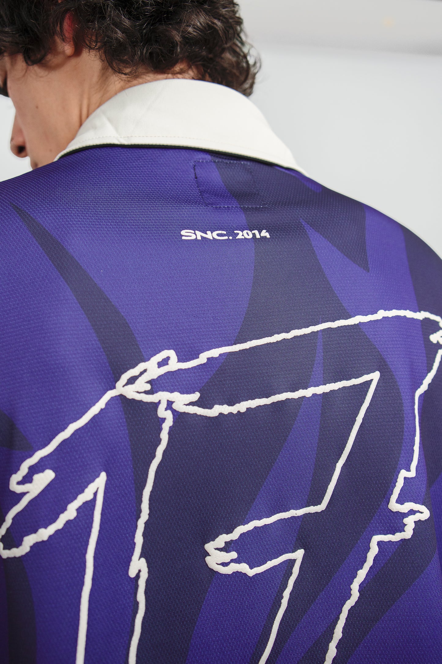 SOCCER T SHIRT FIRE BLUE