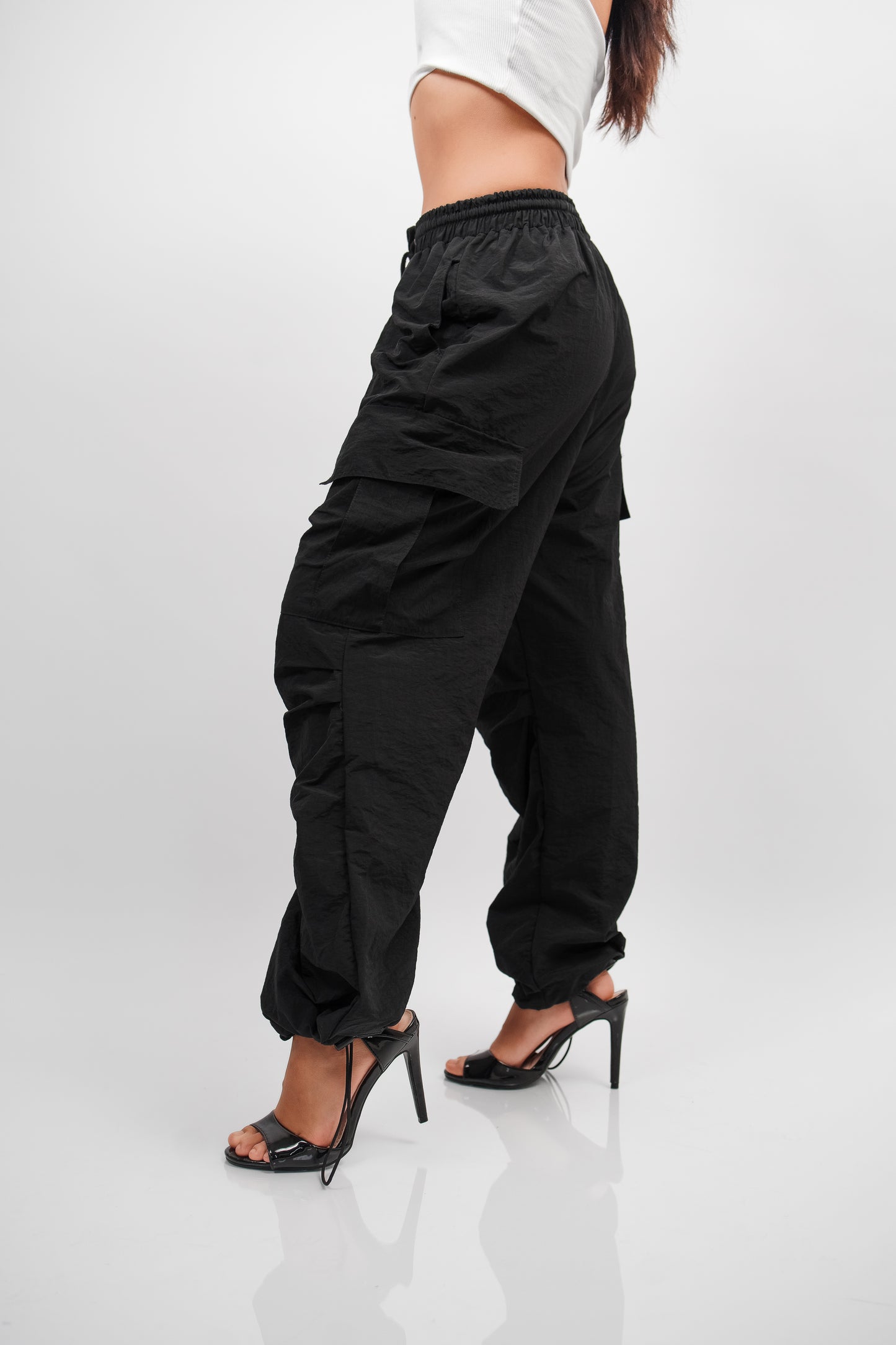 Pantalón ´Parachute negro´