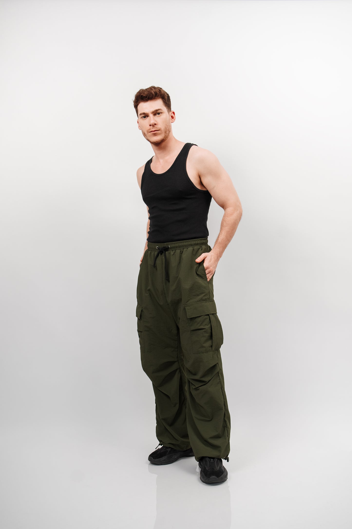 Green Parachute Pants