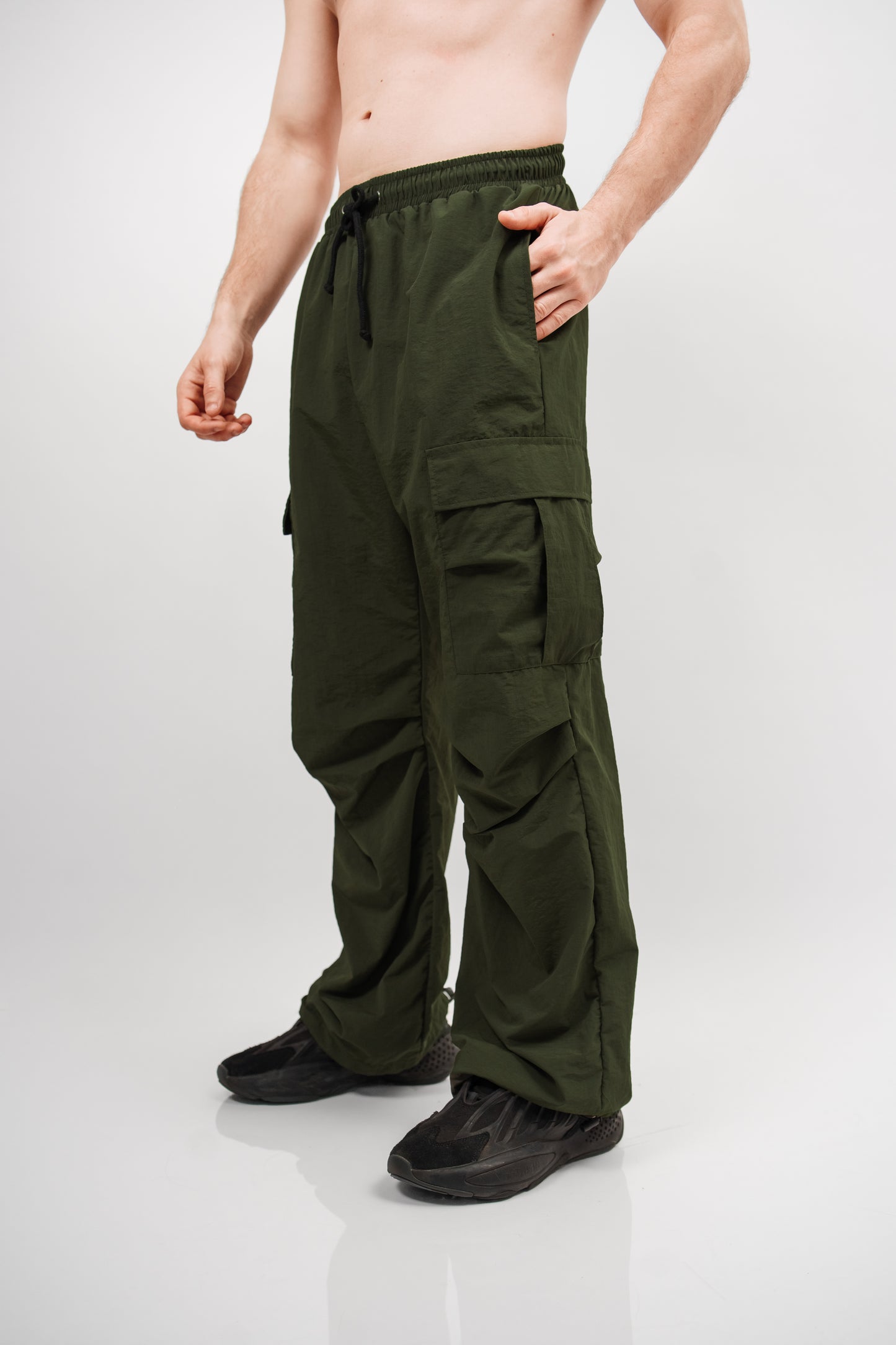 Green Parachute Pants