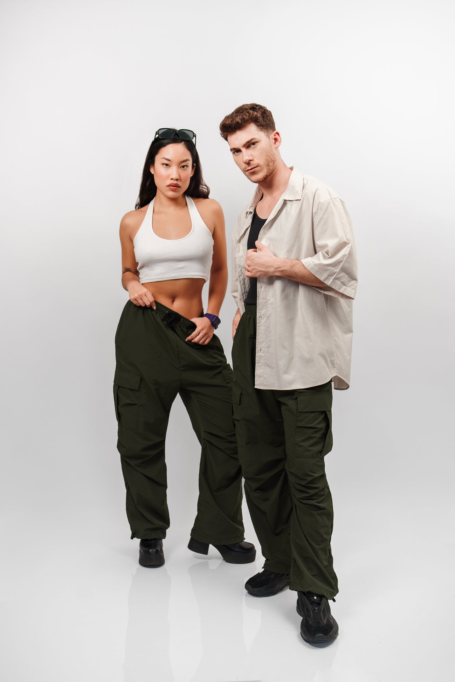 Green Parachute Pants