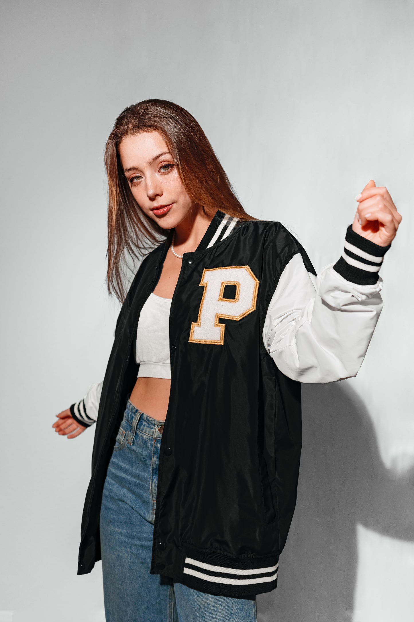Varsity Jacket ‘Perú‘ Negro