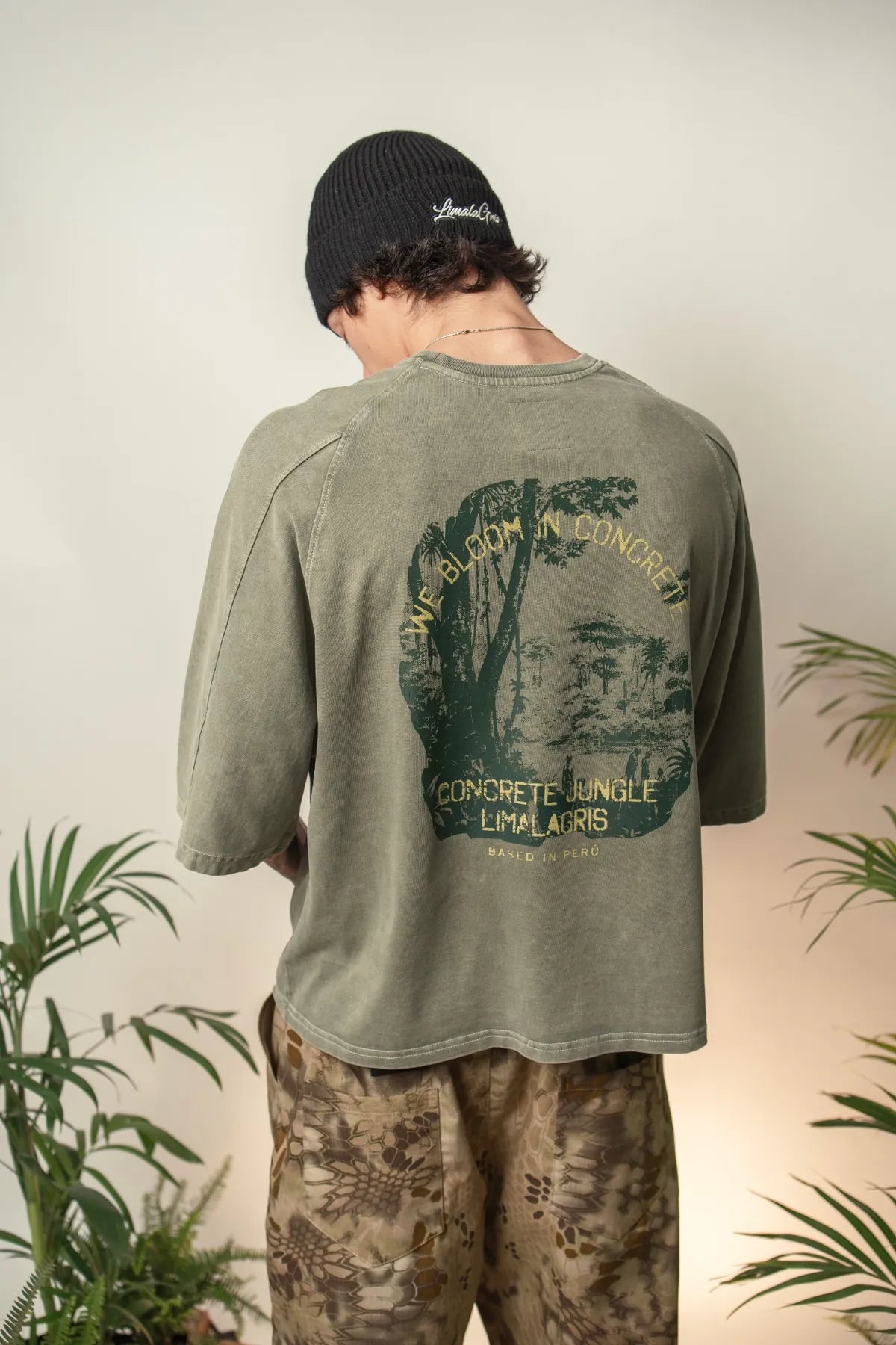 CONCRETE JUNGLE - GREEN TEE
