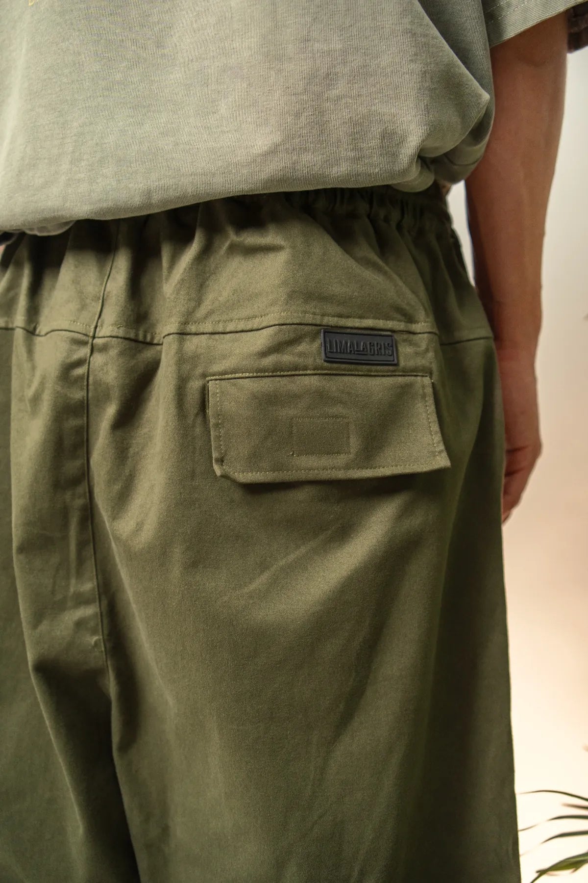 CHINESE PANT - GREEN & BLACK