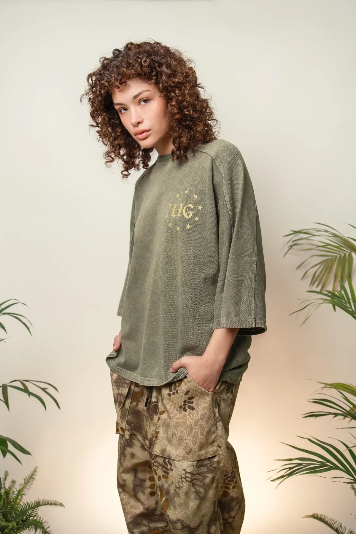 CONCRETE JUNGLE - GREEN TEE