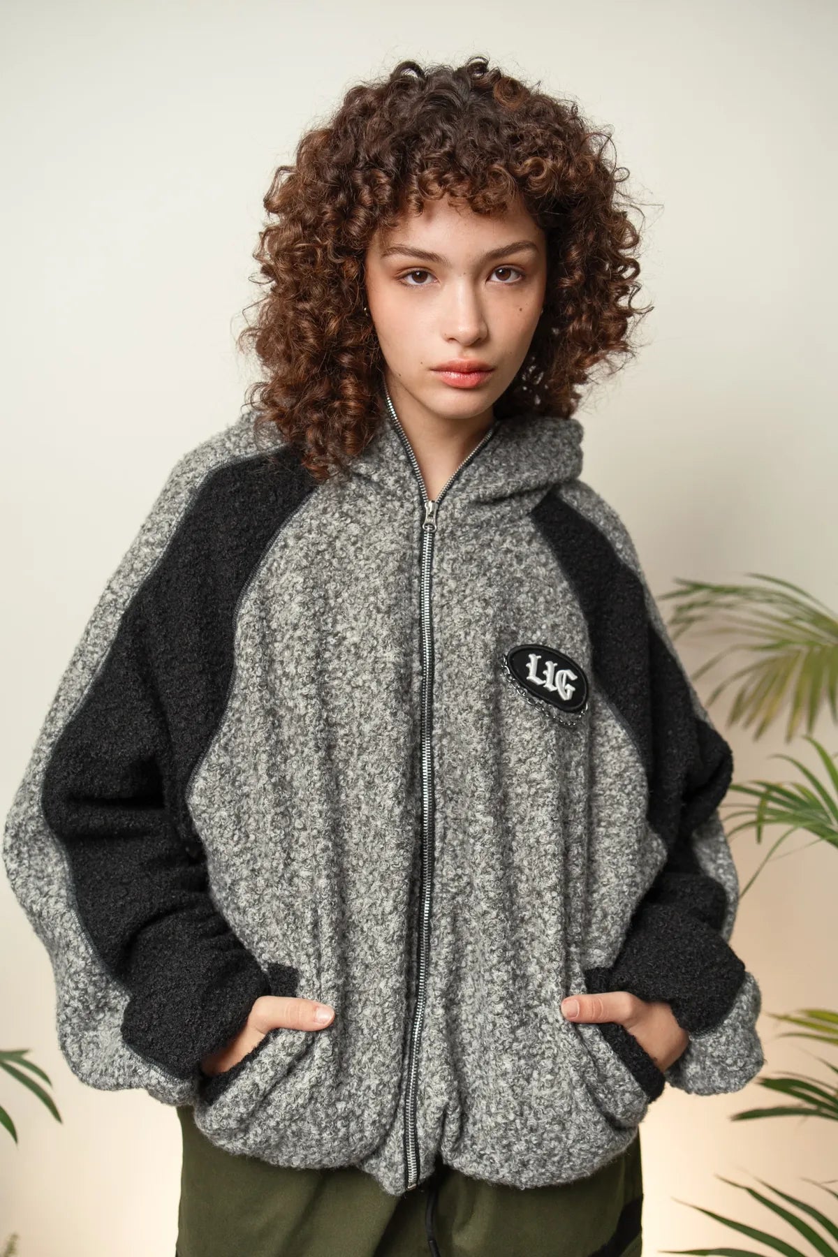 HOODIE CARNERO - GREY / BLACK