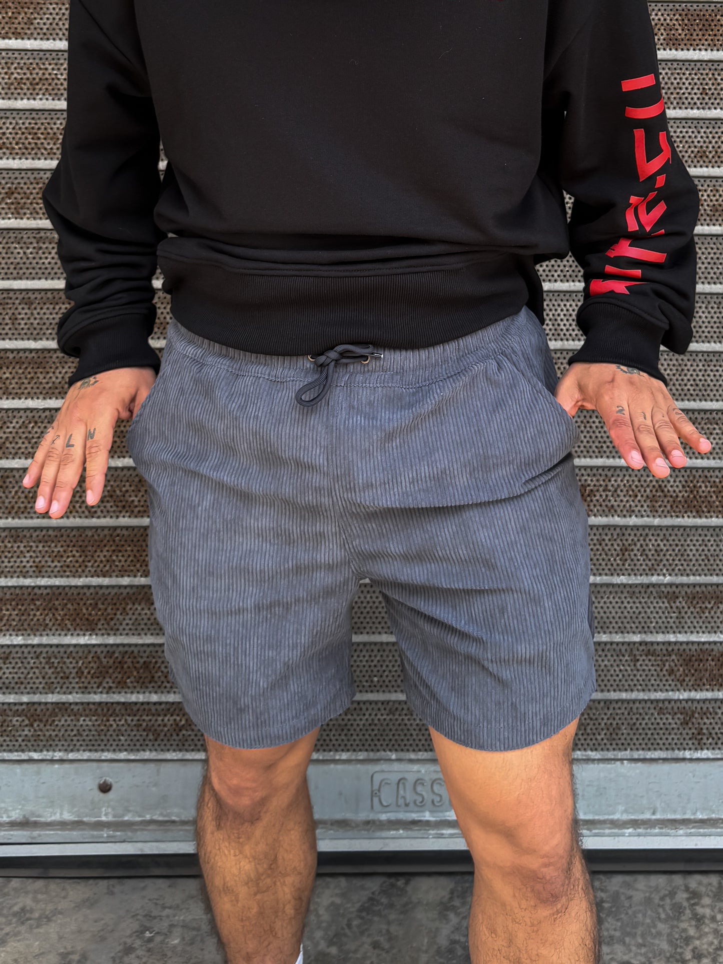 Short Corduroy "Plomo"