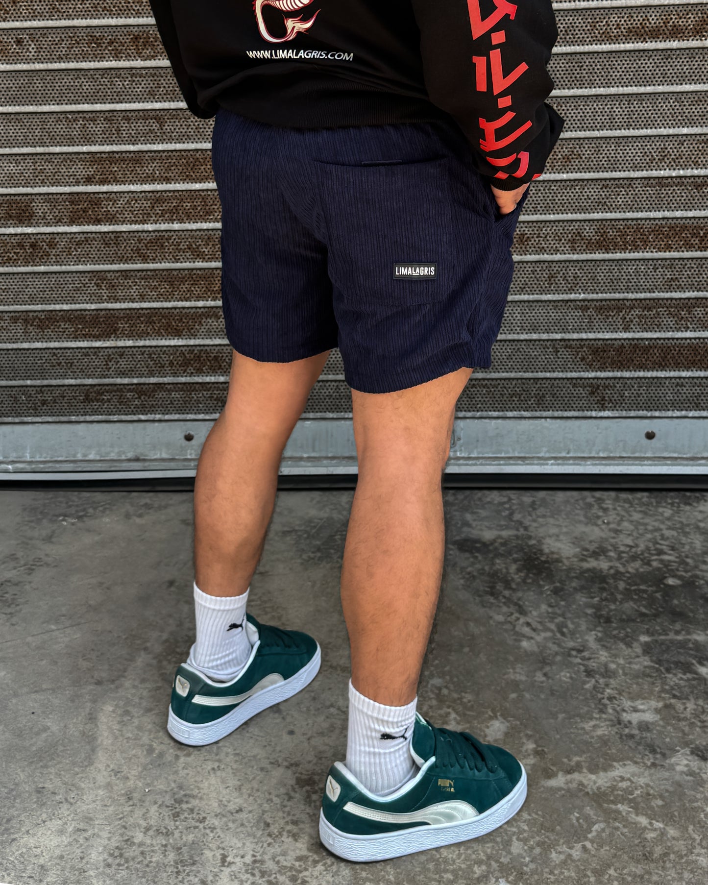 Short Corduroy "Azul"