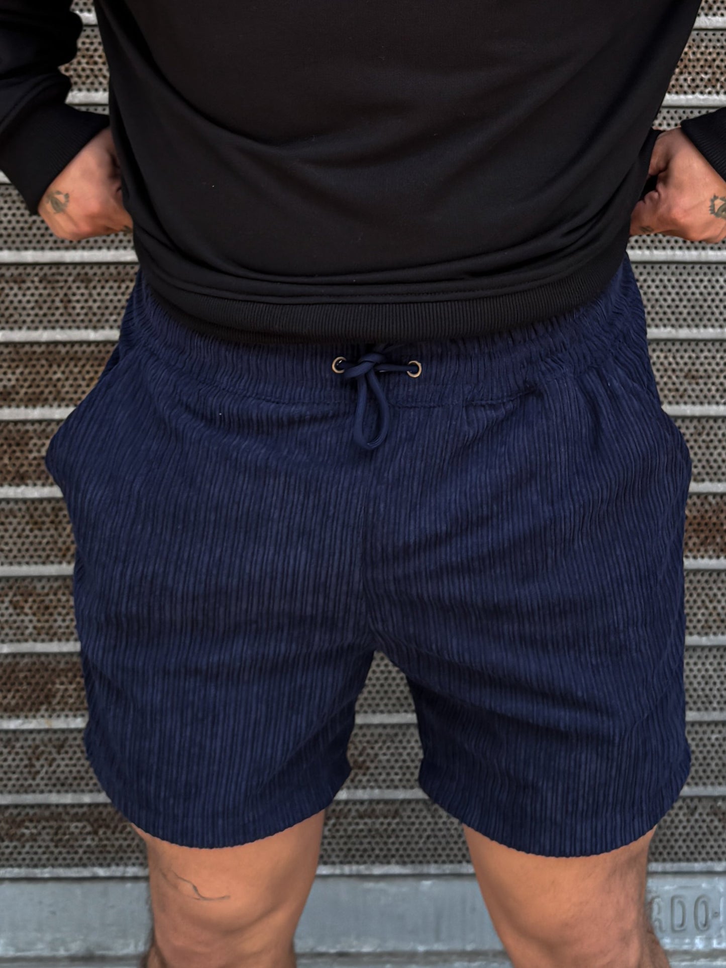 Short Corduroy "Azul"