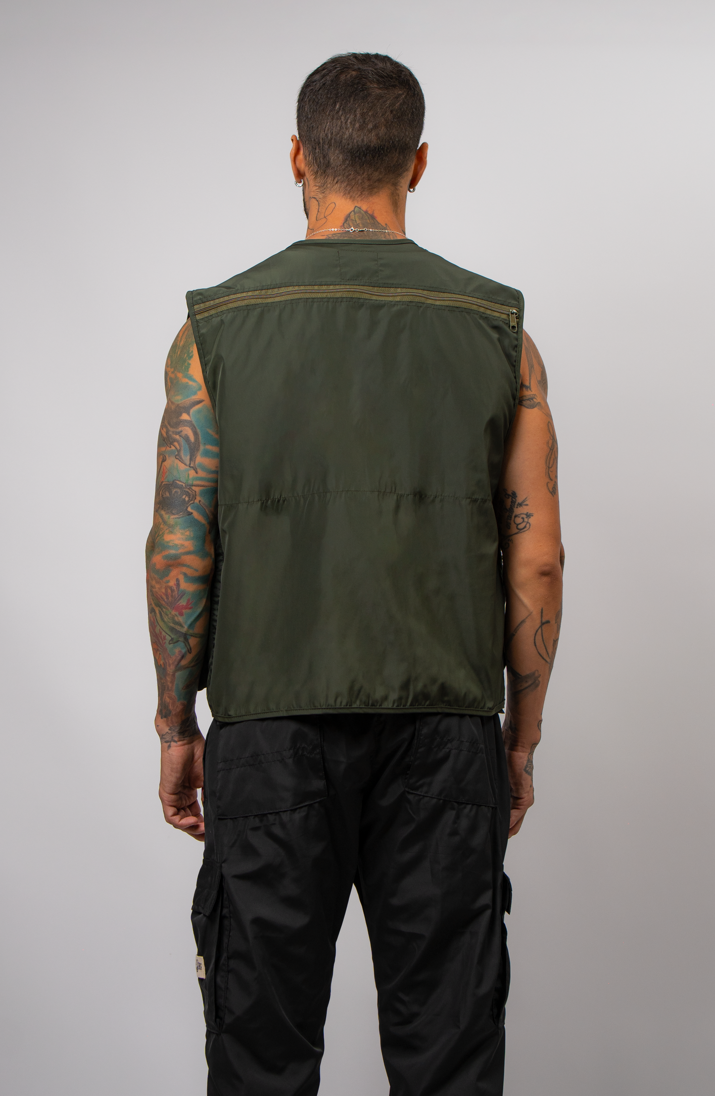 Cargo Vest Army Green