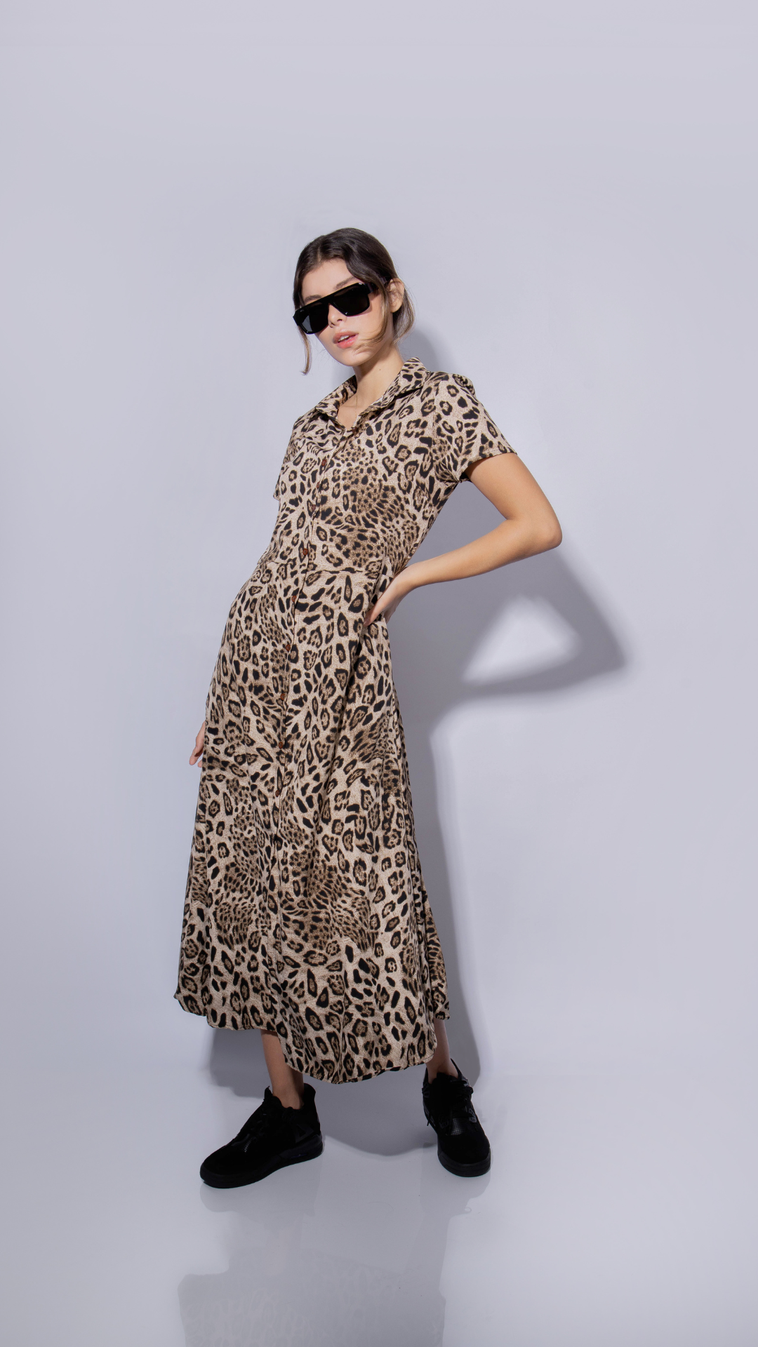Vestido animal print