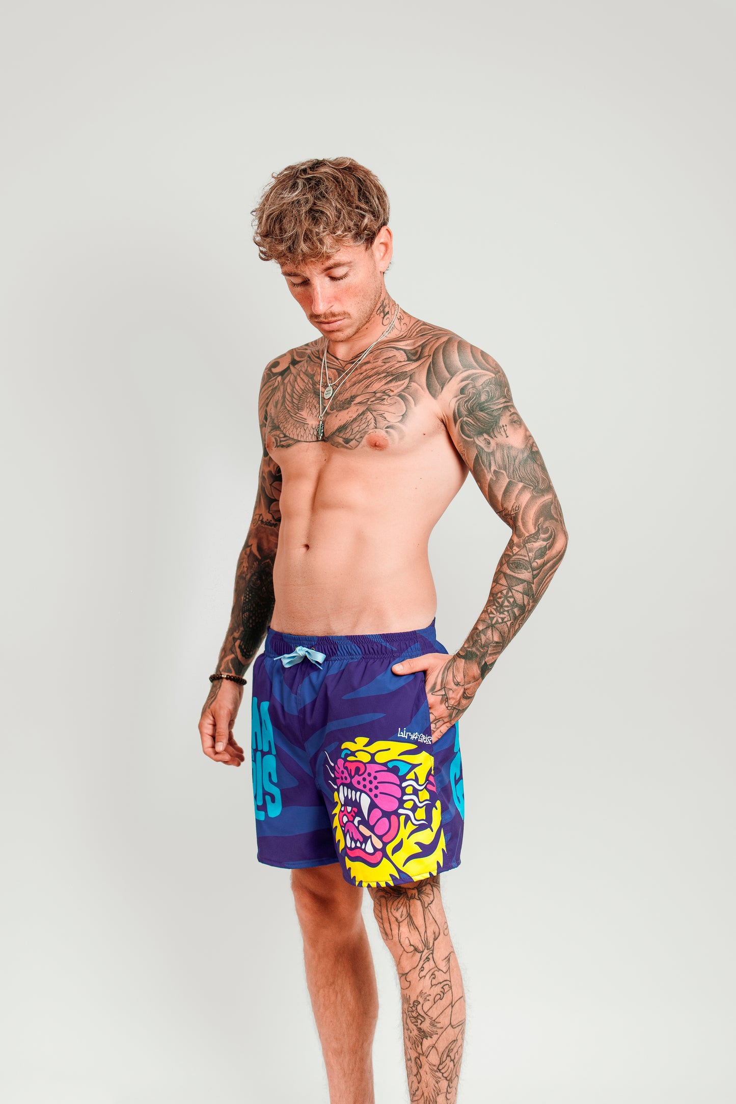 Bañador "Purple Print"