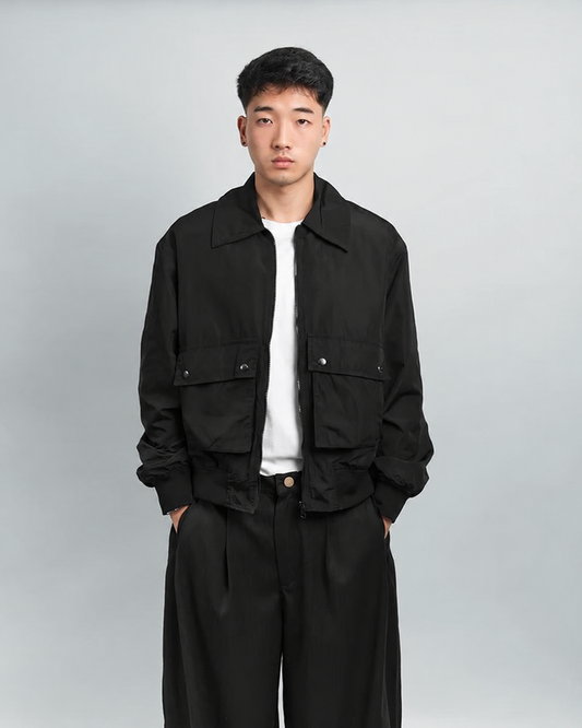 Black Bomber Jacket 2026