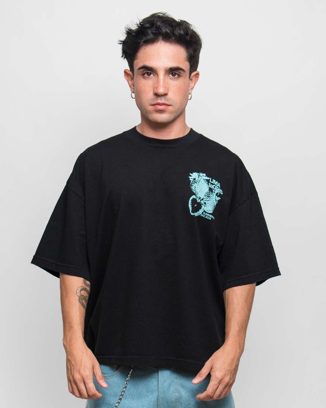 BOXY TEE 'STRAWBERRY MINT'