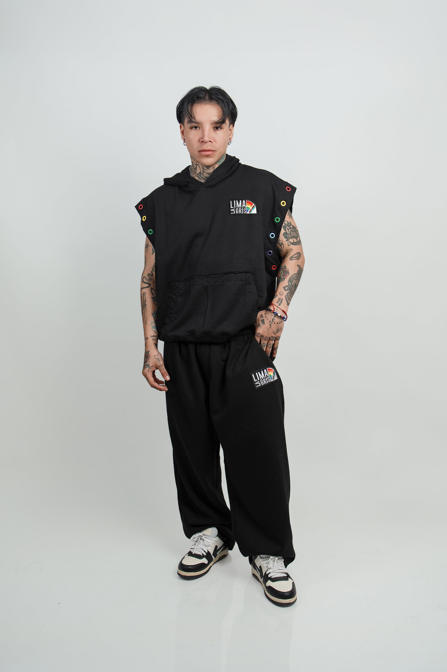 Pantalon Buzo Holgado Arcoiris