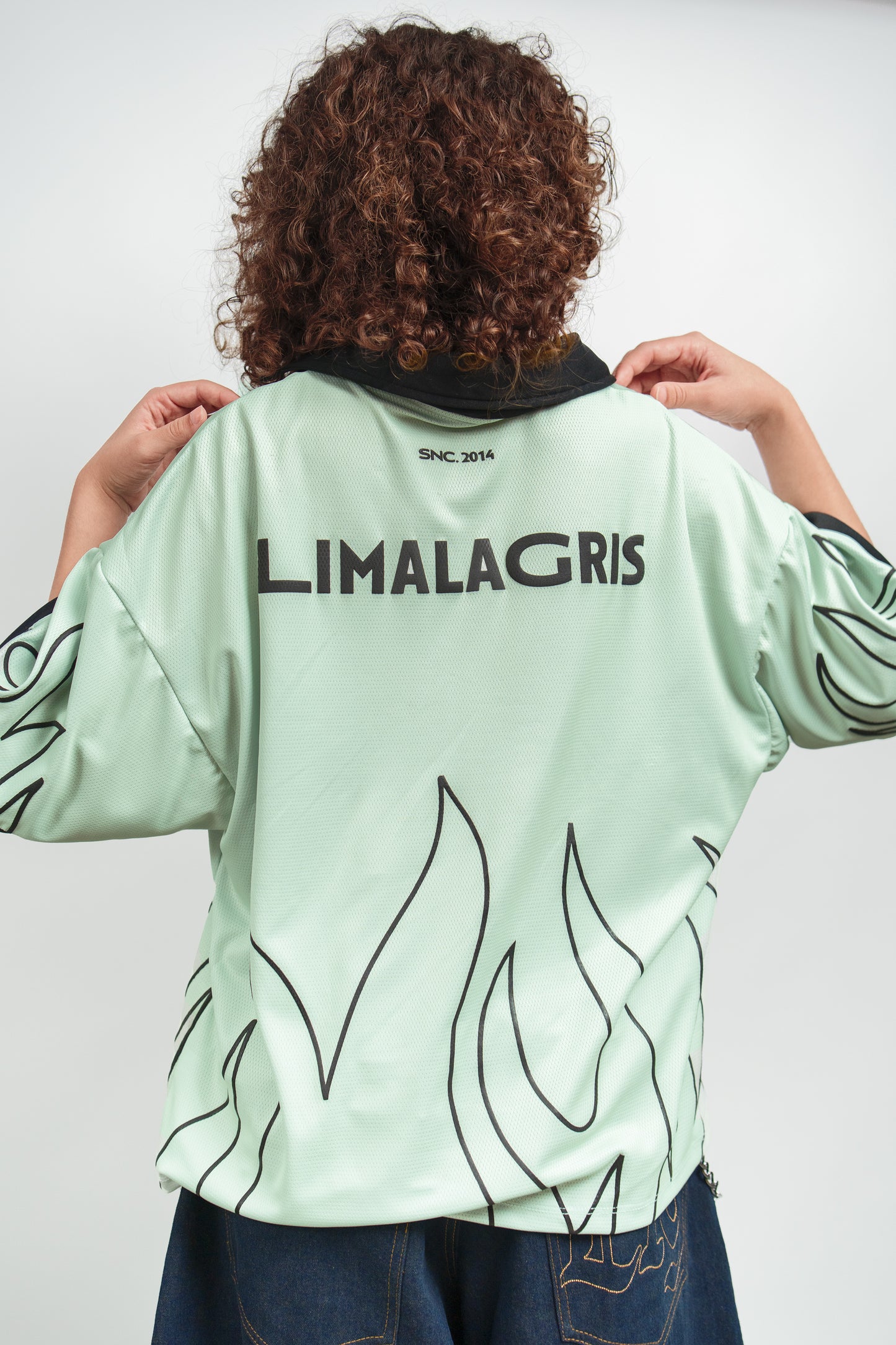 SOCCER T SHIRT FIRE GREEN