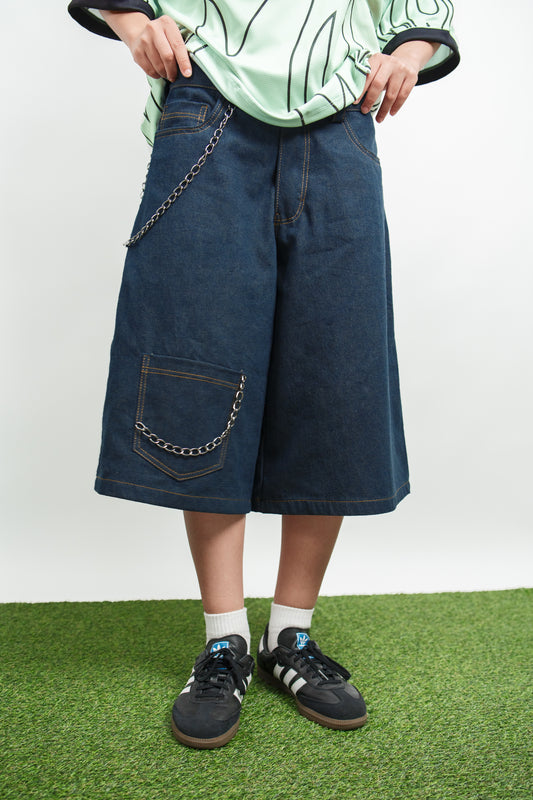 JORT BLUE RAW DENIM