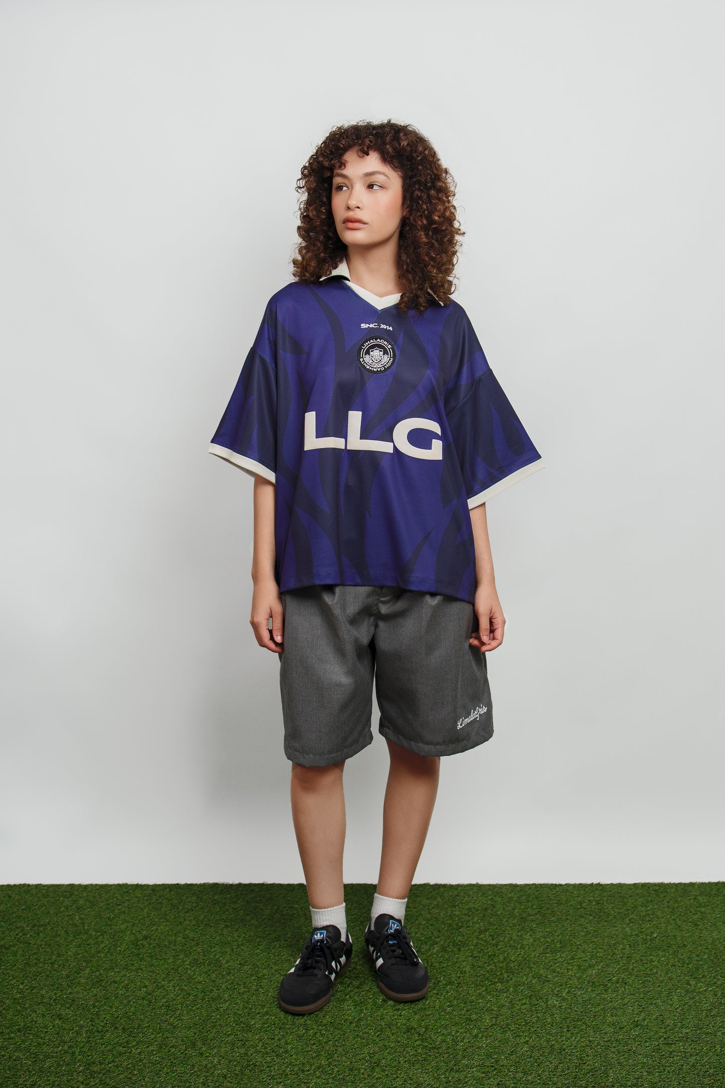 SOCCER T-SHIRT FIRE BLUE