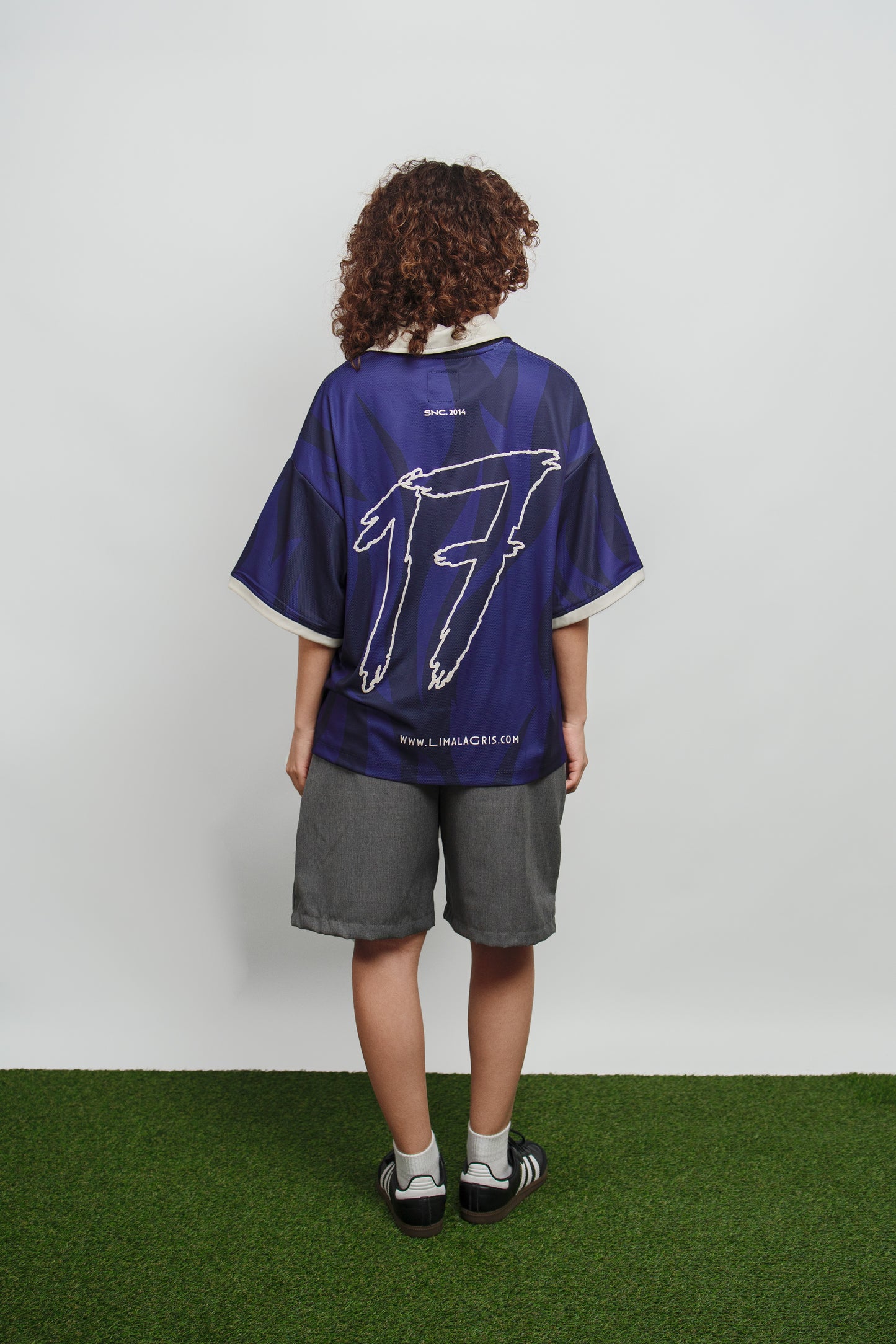 SOCCER T-SHIRT FIRE BLUE