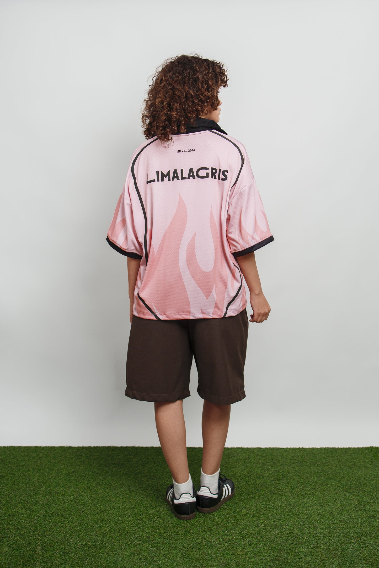 SOCCER T SHIRT FIRE PINK