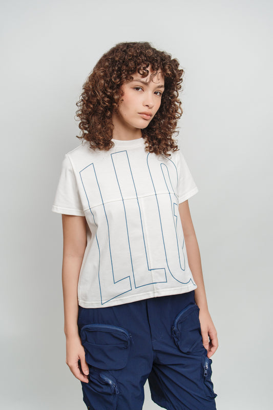 CROPPED TEE PEARL