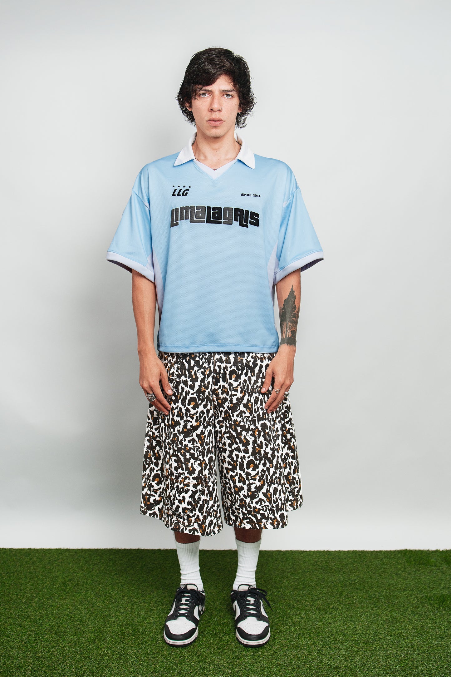 SOCCER T SHIRT SKY BLUE