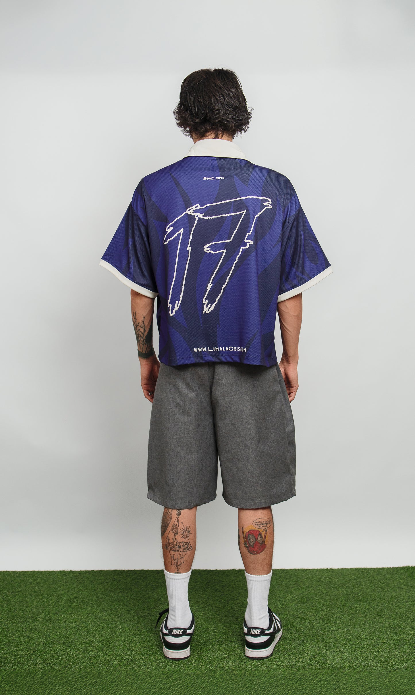 SOCCER T-SHIRT FIRE BLUE