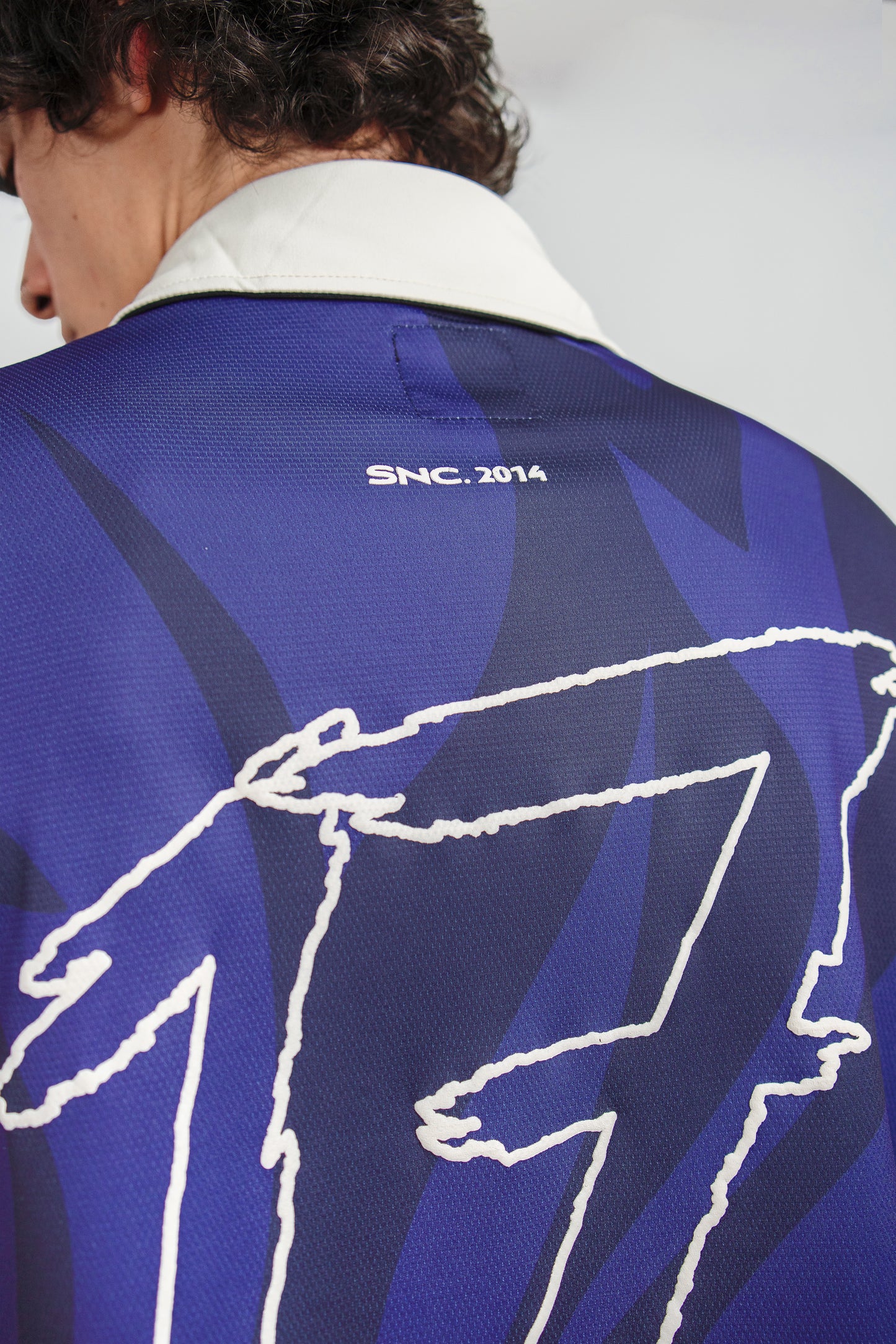 SOCCER T-SHIRT FIRE BLUE