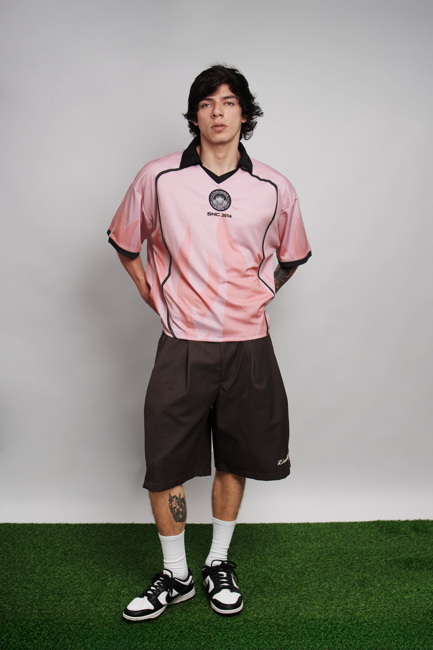 SOCCER T SHIRT FIRE PINK