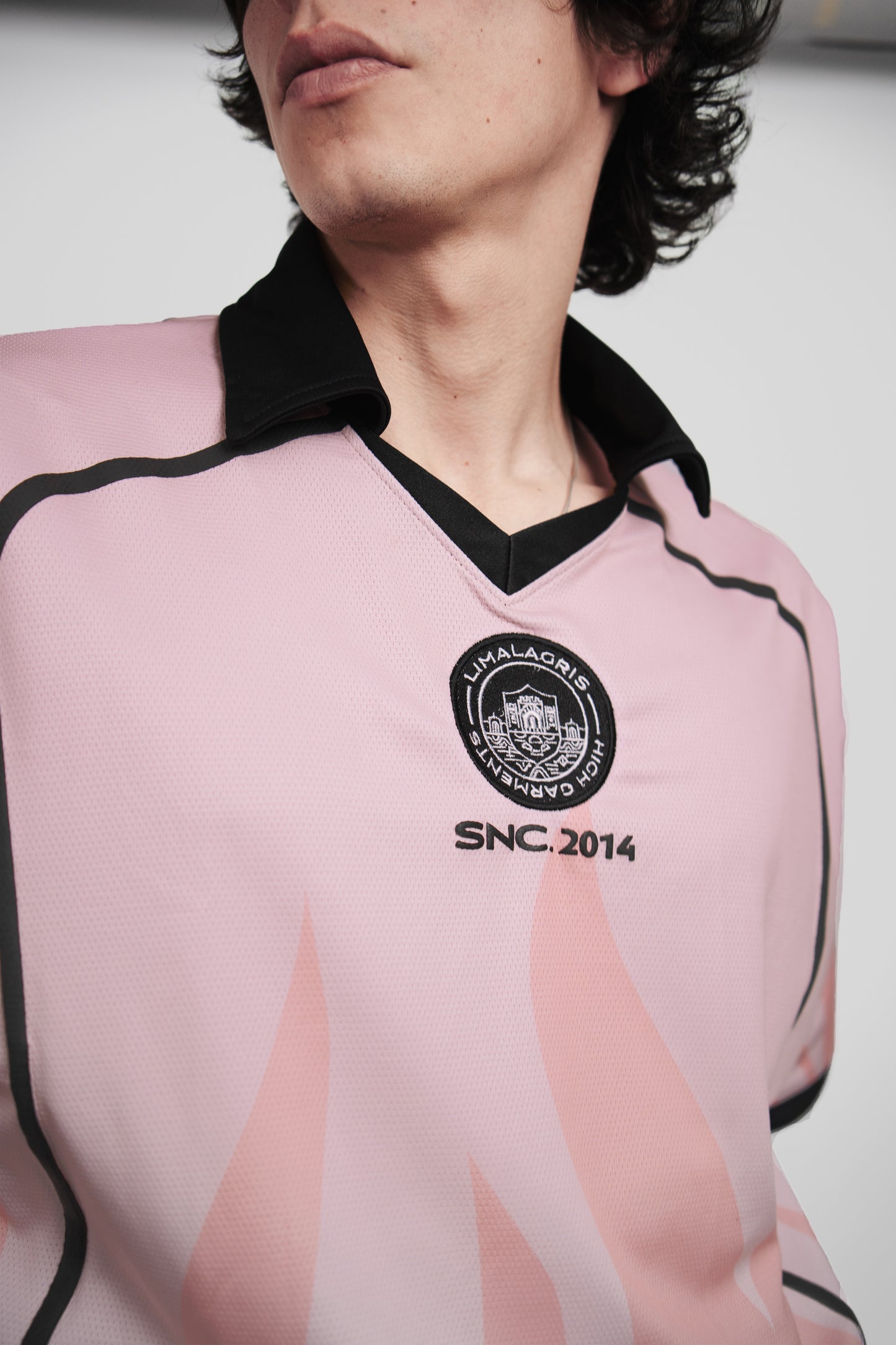 SOCCER T SHIRT FIRE PINK