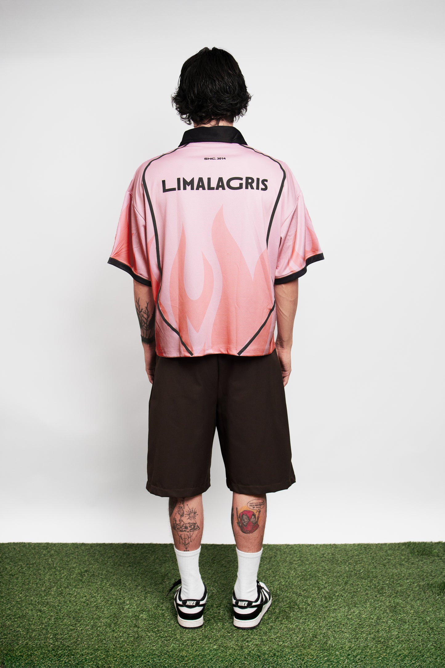 SOCCER T SHIRT FIRE PINK