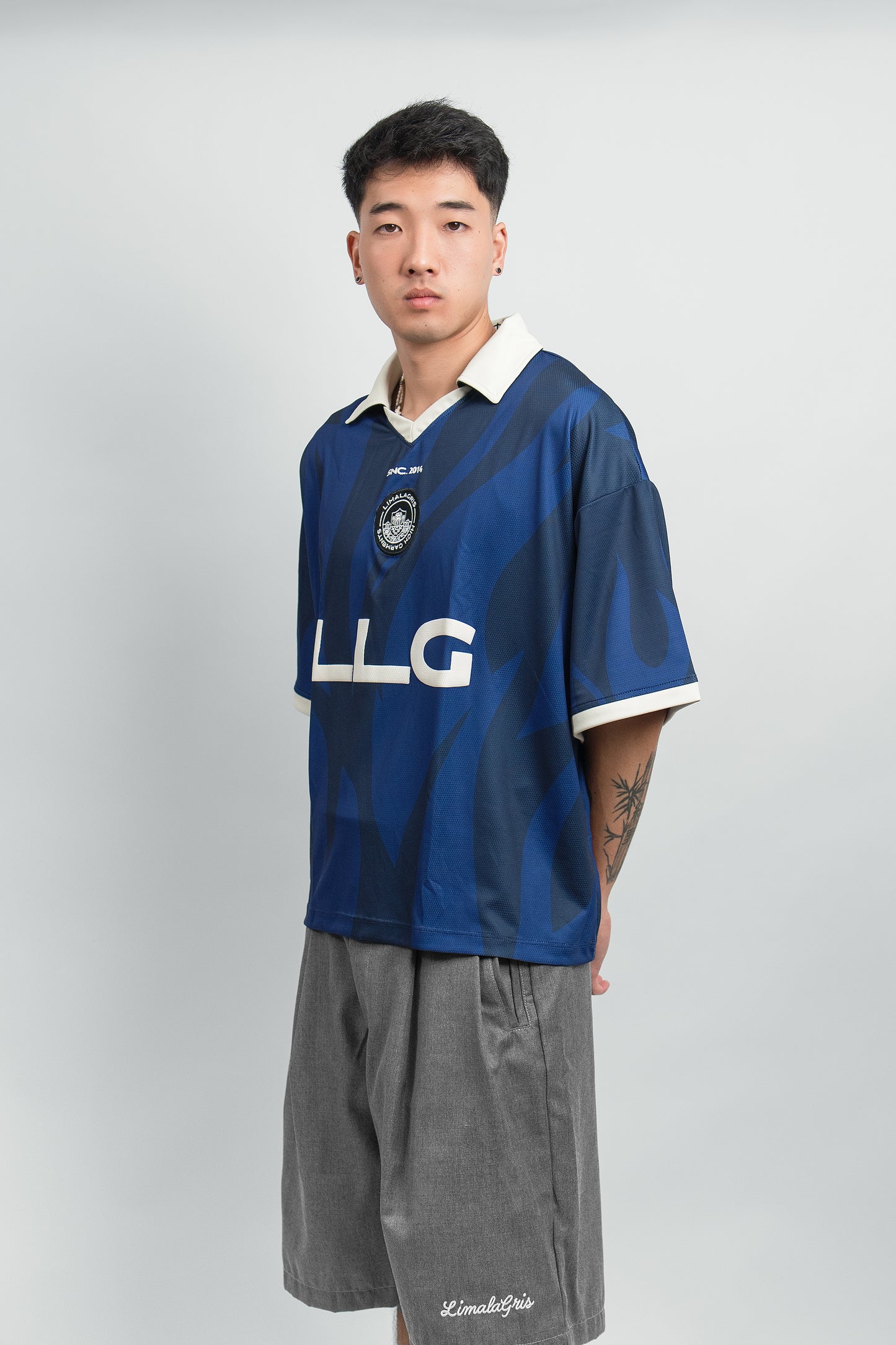 SOCCER T-SHIRT FIRE BLUE