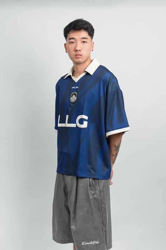 SOCCER T-SHIRT FIRE BLUE