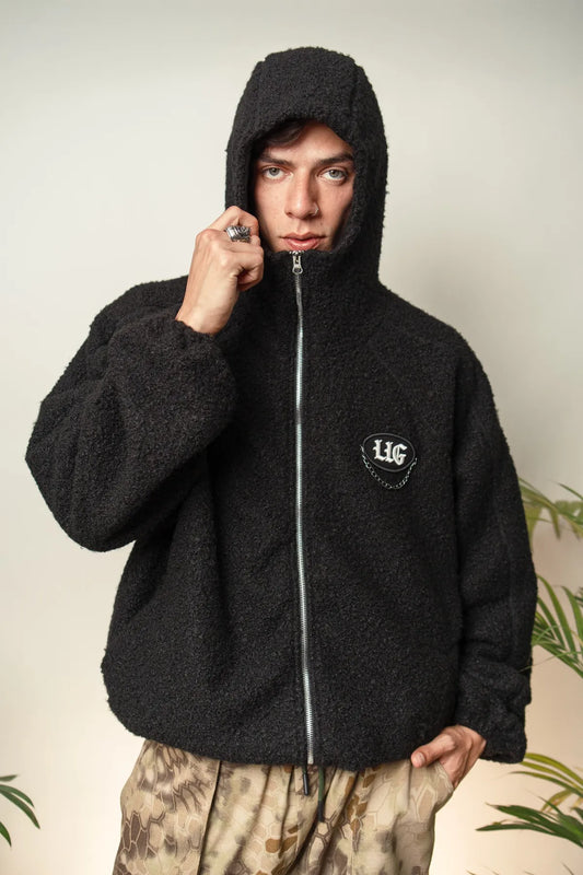 HOODIE CARNERO - BLACK