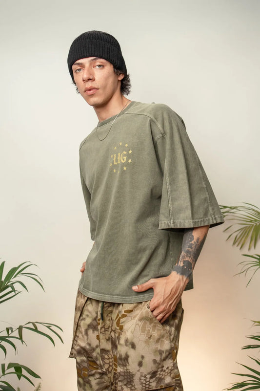 CONCRETE JUNGLE - GREEN TEE