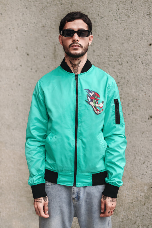 Bomber Jacket ´Junkie Pigs´