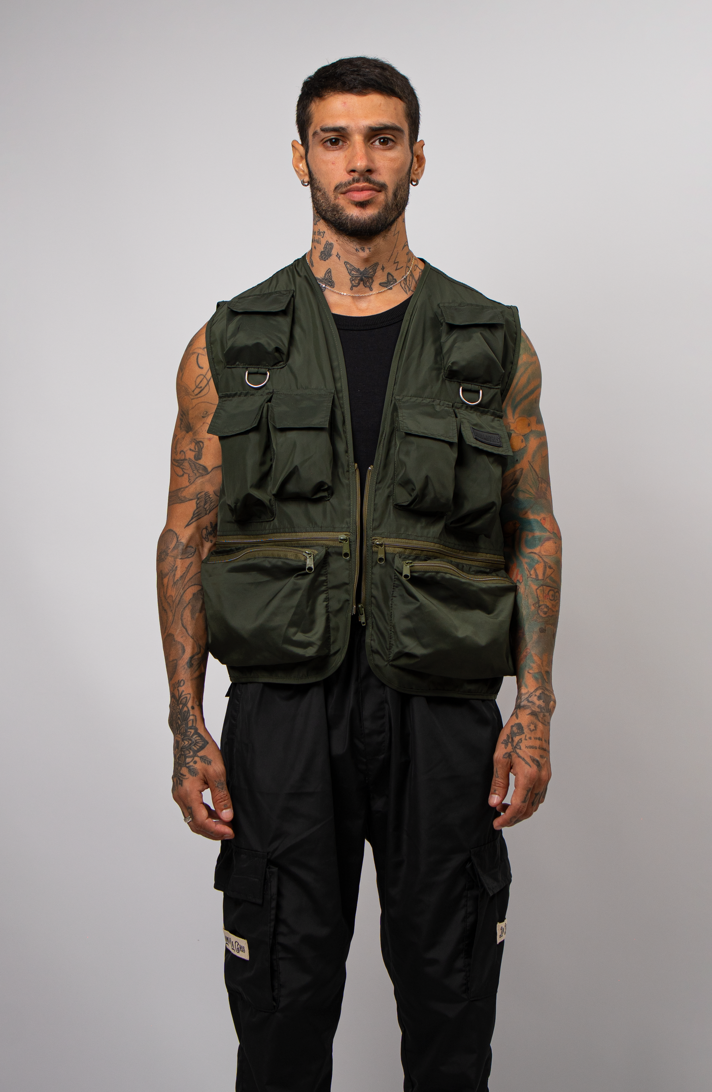 Cargo Vest Army Green