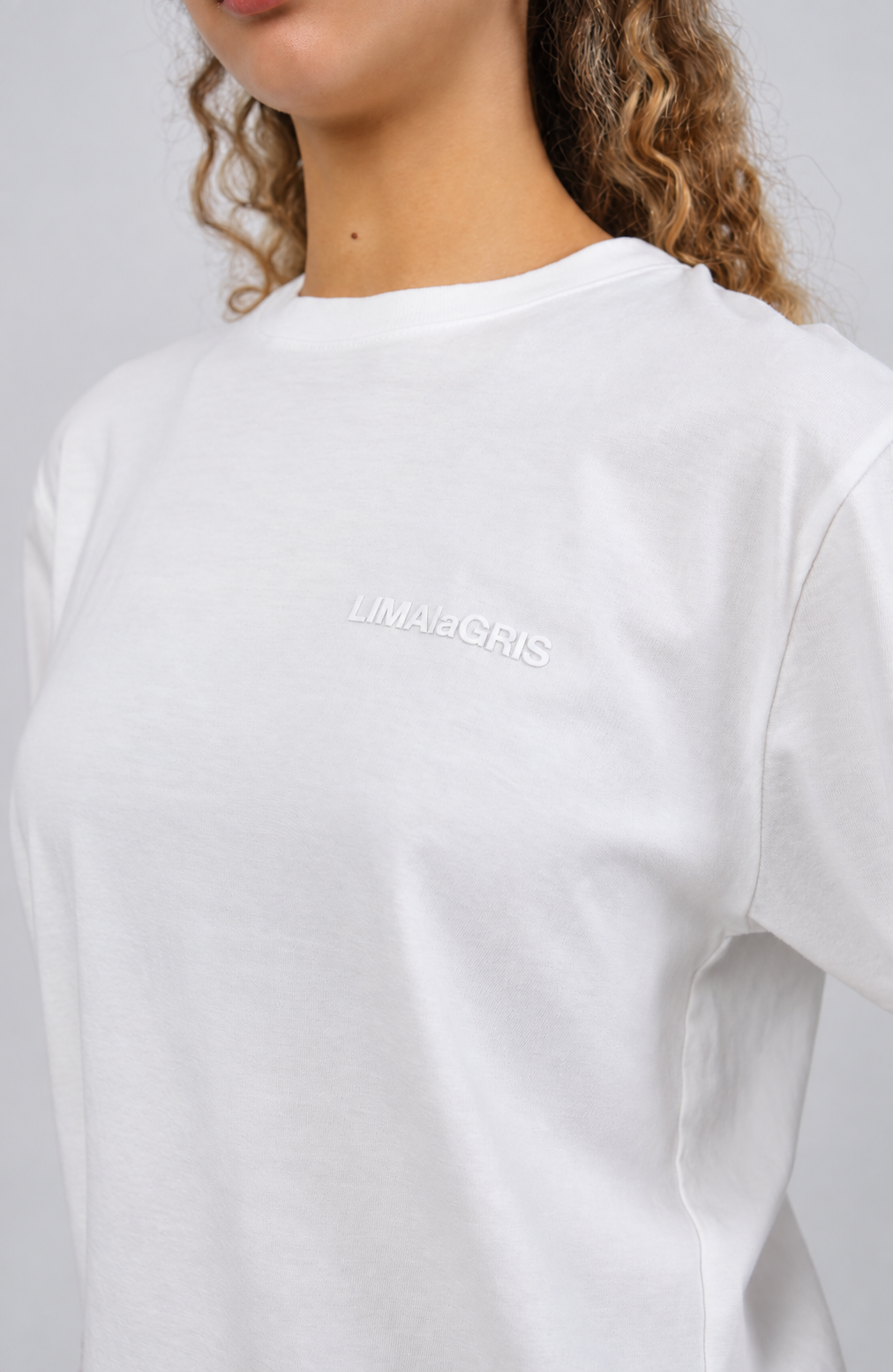 polo blanco manga larga