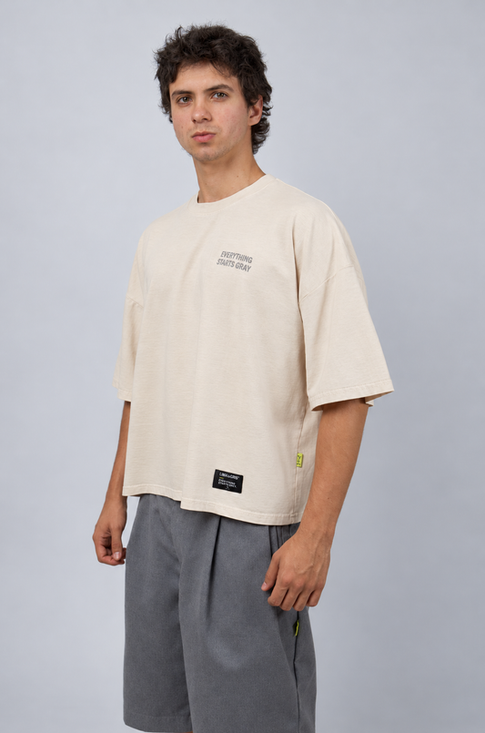 Polo Boxy Crema
