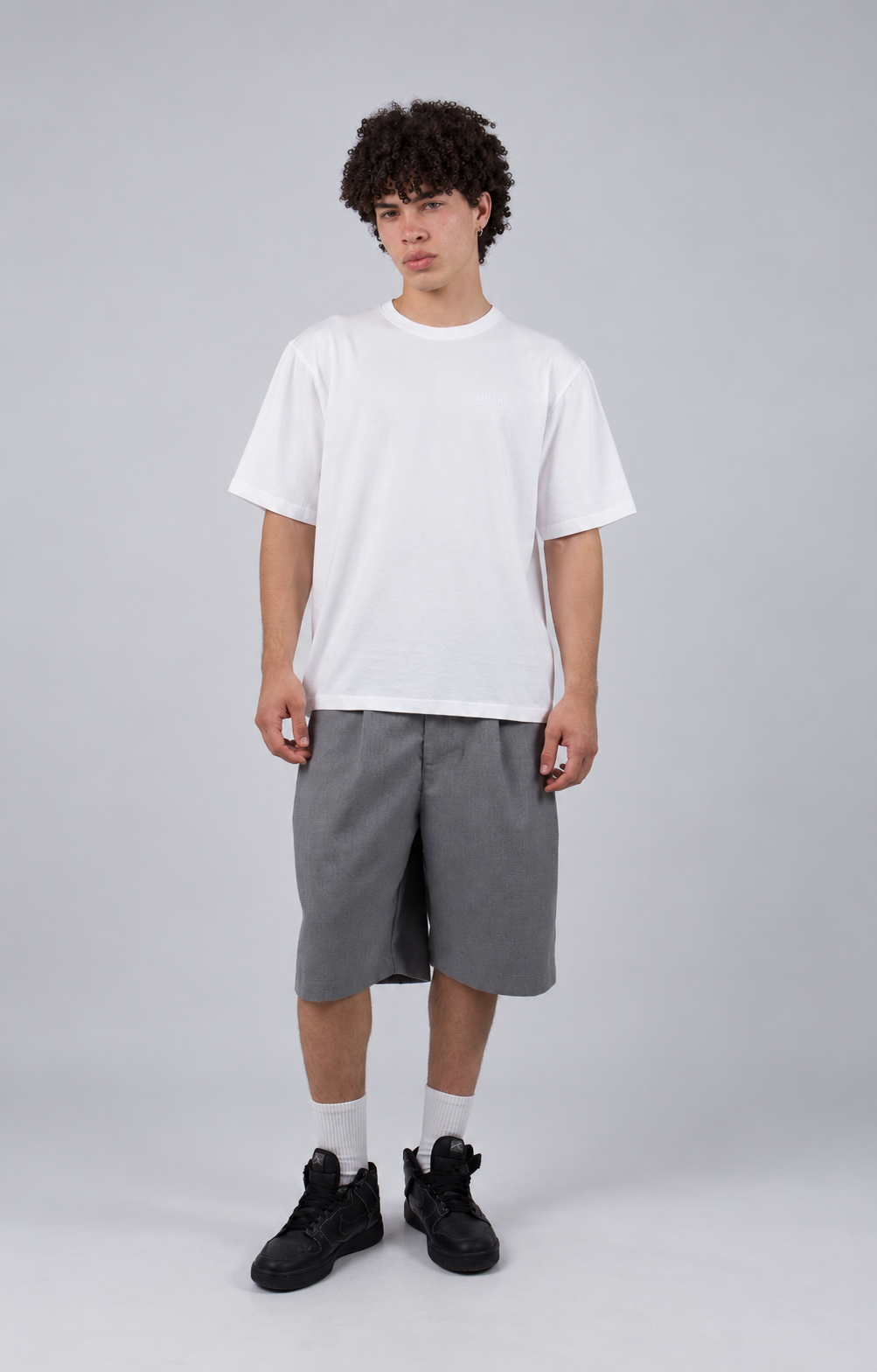 polo blanco manga corta